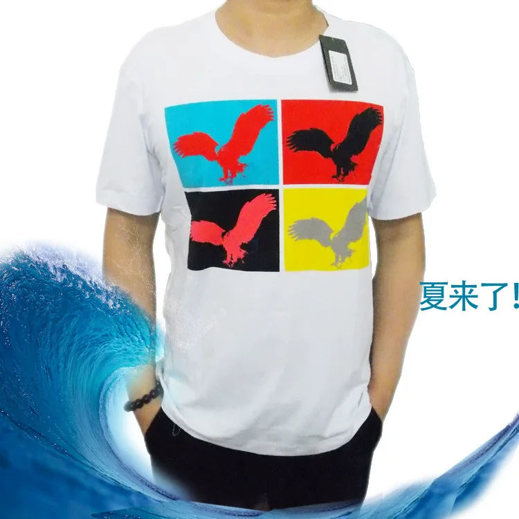 free shipping ! camisetas men T shirt Casual cotton Men's t black or white O neck short sleeve brand t-shirts 1266 | Мужская одежда