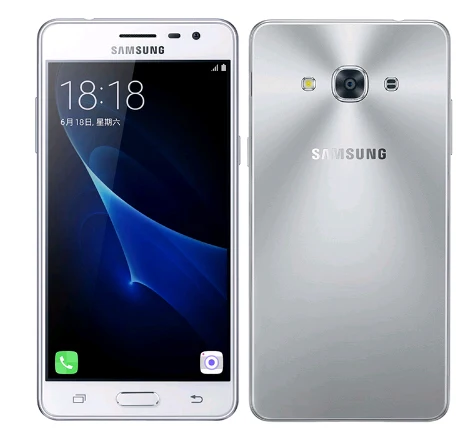 Samsung Galaxy J3 Pro, разблокированный мобильный телефон, 5,0 дюймов, 2 Гб ОЗУ, 16 Гб ПЗУ, четыре ядра, две sim-карты, 8МП камера, J3110, мобильный телефон на Android