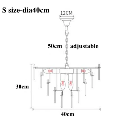 S size-dia40cm Современная хрустальная светодиодная люстра, освещение из Золотого Металла для гостиной, светодиодные подвесные люстры, светильники для столовой, подвесные светильники - Цвет абажура: S size-dia40cm