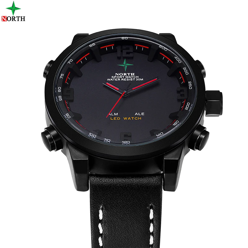 Мужские часы цифровой 2017 Люксовый Бренд спортивные водостойкие многоцелевые