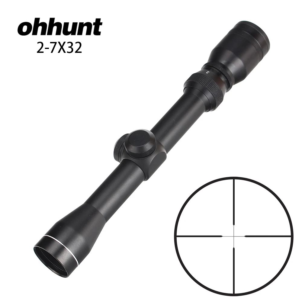 Hunting ohhunt 2-7X32 Shooting Riflescopes Fine Duplex Reticle Tactical Optical Sight Rifle Scope Clearance Sale | Спорт и