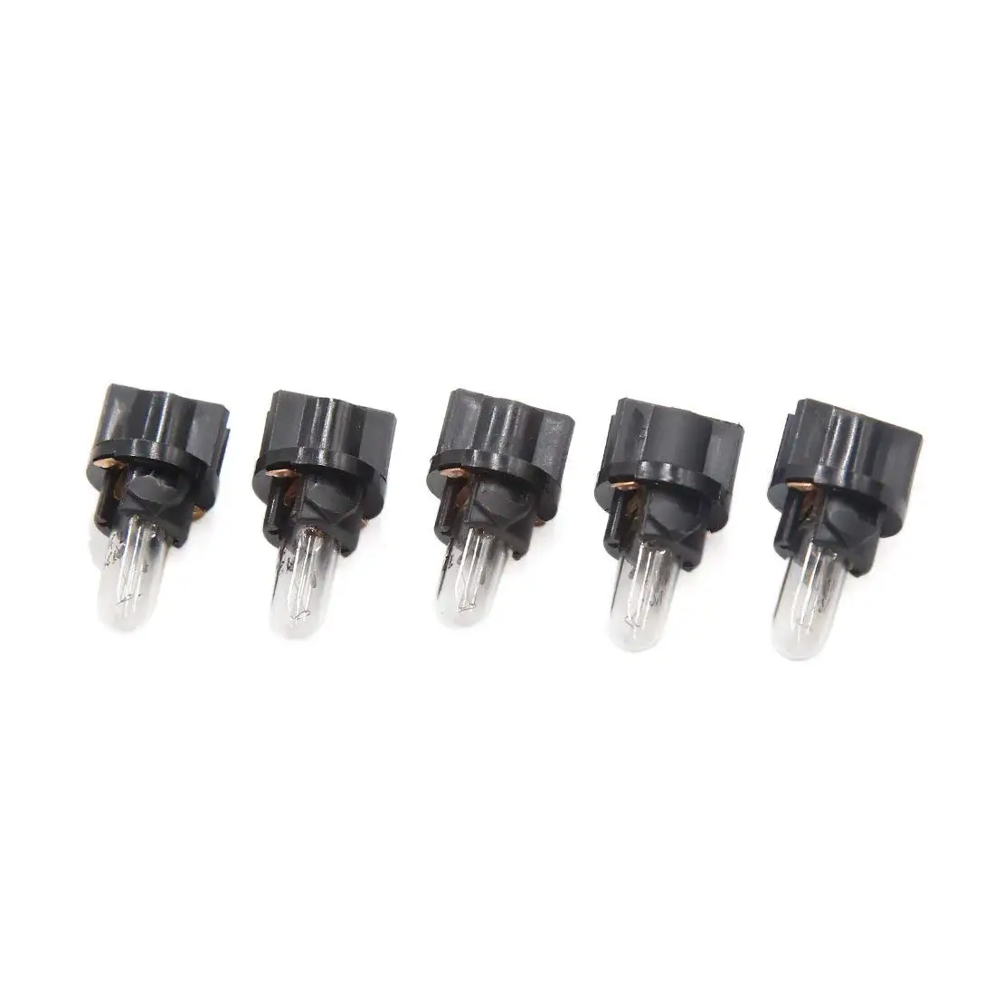 

uxcell 5pcs DC 12V T5-V2 Amber LED Dashboard Indicator Signal Light for Car Internal