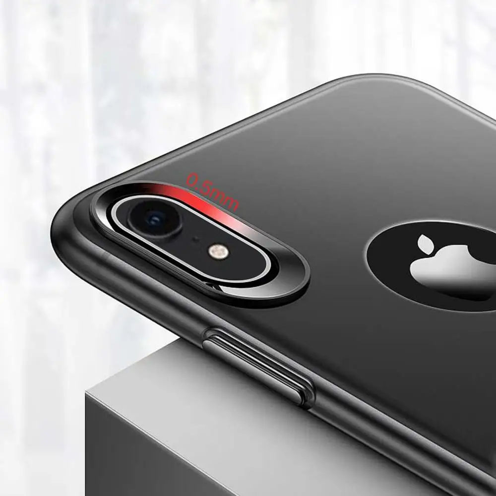 TOTUDESIGN Матовый ТПУ чехол для iPhone X XS XR MAX смартфон защитный на заднюю панель |