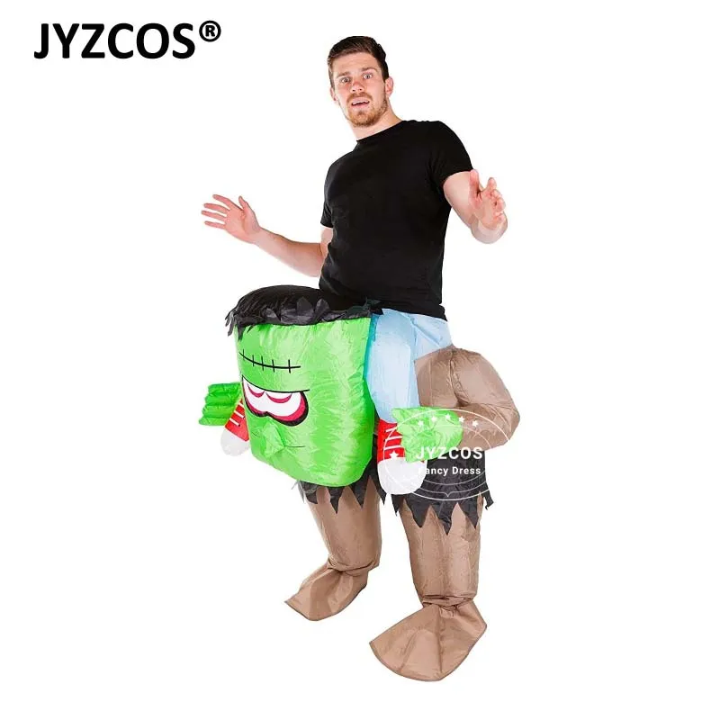 JYZCOS взрослых надувные Франкенштейн Монстр проведения вас на спине нарядное