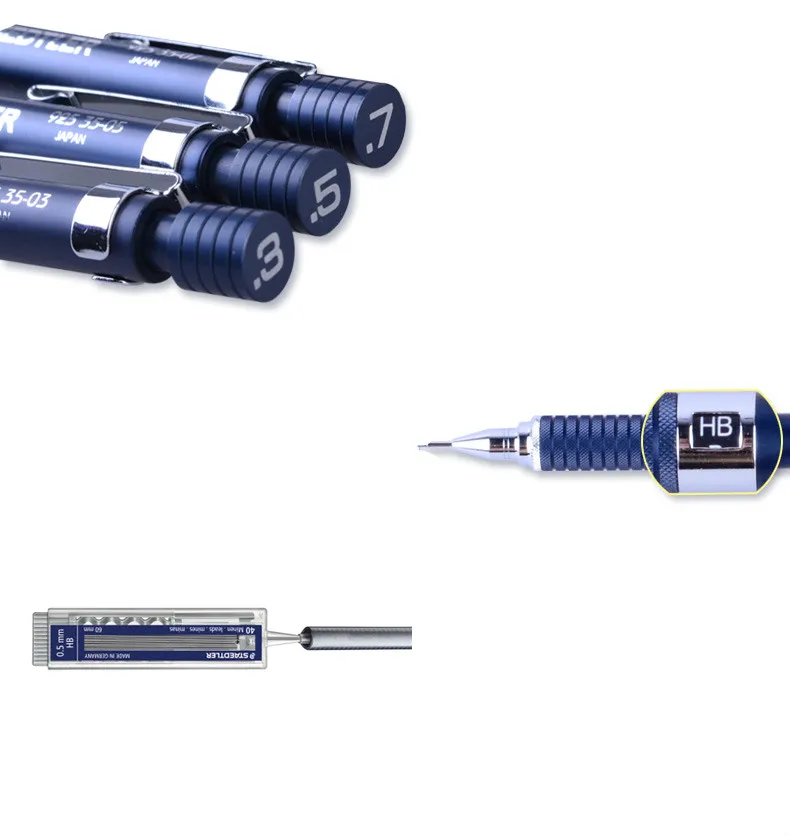 Германия Staedtler 925 35-карандаш 0,3/0,5/0,7/0,9/2,0 мм Lapices учащихся механический карандаш записи механический карандаш школьные принадлежности