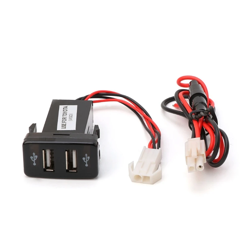 12V 4.2A двойной 2 Порт USB Автомобильное зарядное устройство гнездо адаптер