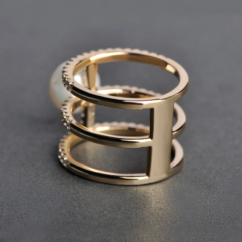 Funmor медный циркон без булавки броши для дам золотой цвет Элегантный