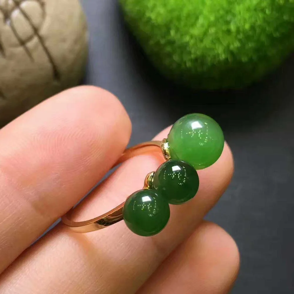 Натуральное Оригинальное женское кольцо из 18 каратного золота инкрустированное