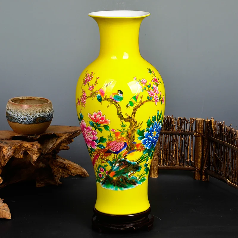 Керамическая ваза Jingdezhen в современном китайском стиле|Вазы| |