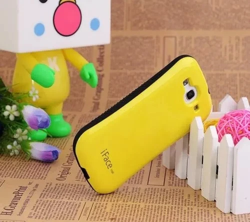 Для samsung Galaxy S3 Чехлы класса люкс повышенной прочности для задней панели + мягкий