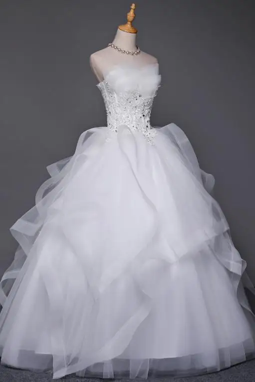 BANVASAC 2017 женское свадебное платье без бретелек элегантное кружевное Атласное