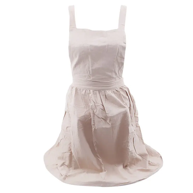 2019 Skirt Apron Brief Nordic Cotton Linen Coffee Shops And Flower Work Cleaning Aprons For Woman Washing | Дом и сад