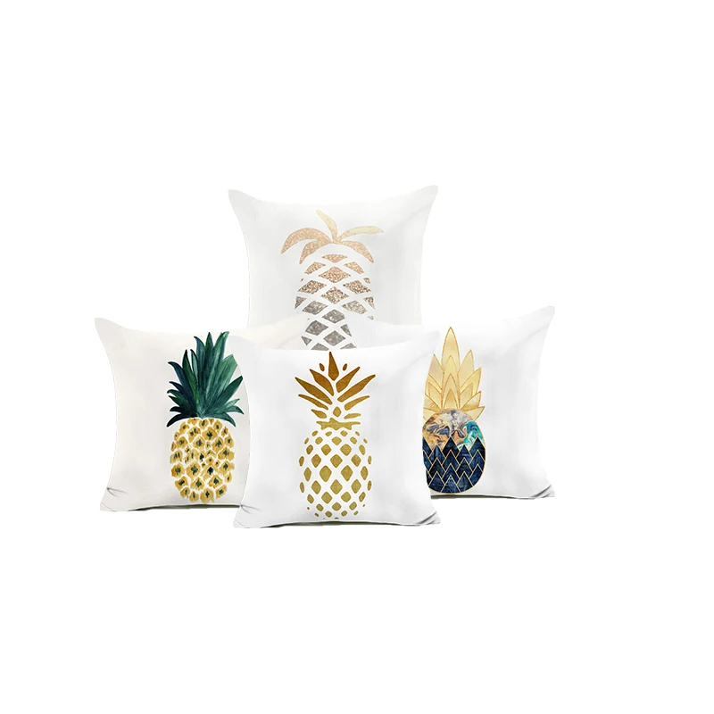 Comwarm комфортная подушка для путешествий Чехол Золотой цветной фруктовый