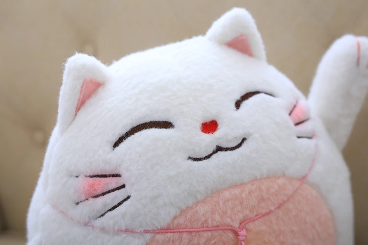 Nooer Lucky игрушечная кошка Kawaii кошка плюшевая игрушка с бамбуковым древесным углем сумка Манеки Неко игрушка подарок на день рождения для детей