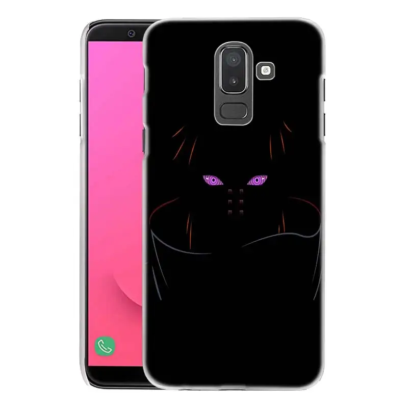 Чехол аниме Наруто Харуно Сакура для samsung Galaxy A6 A8 Plus J4 J6 J8 прозрачный жесткий пластик PC Fundas Capa чехол для телефона - Цвет: 12