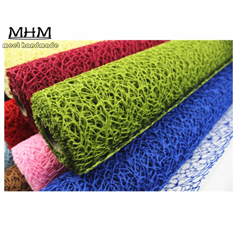 Подарочная упаковочная бумага для цветов Упаковочная креповая сетчатый