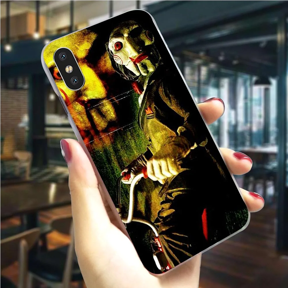 Jigsaw Horror Movies чехол для телефона iPhone 6S Plus 5 5S SE 6 6 S/6 Plus 7 8/7 9 Plus X XS XR Xs Max Жесткий Чехол Мода
