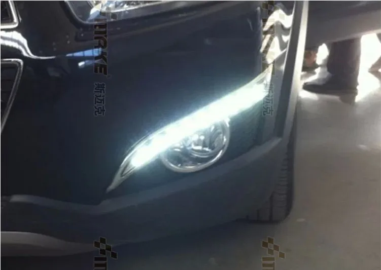 12 В 6000 К светодиодный DRL Дневной ходовой светильник чехол для Chevrolet Aveo противотуманная фара рамка противотуманный светильник Стайлинг автомобиля