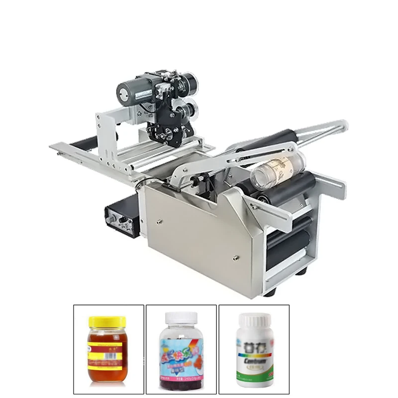KC 50 Plus semi Авто круглые бутылки этикеточная машина Labeler с Дата кодер печати