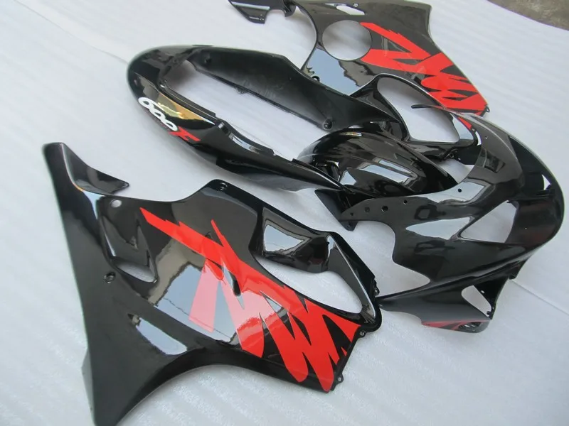 Черно-красный для H CBR600F4 CBR600 CBR 600 F4 1999 2000 99 00 комплект обтекателей литья под