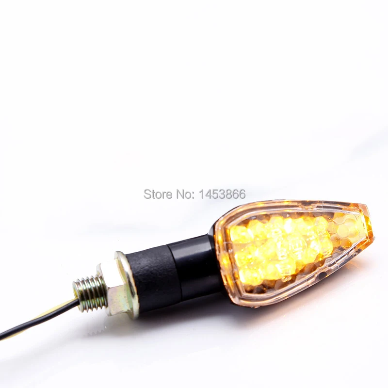 2 pieces/lot Motorcycle 14 LED 12V 2W Turn Signals Flasher Light Sport Bike Supermoto ATV Motorbike Turnning For Honda BMW |