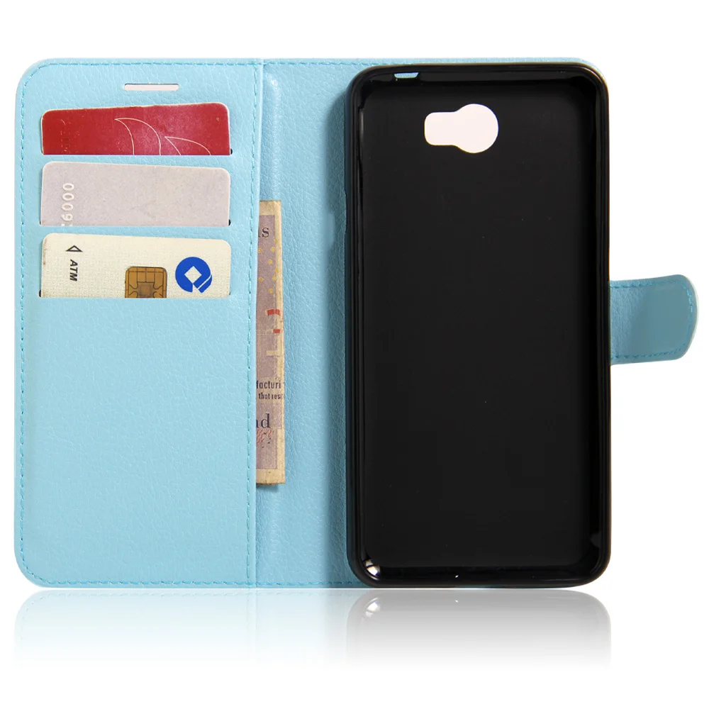 Для Huawei Y6 Elite/Y5 II 5.0 Дюймов Телефон Сумка Funda Carcasa Капа Мода PU Кожаный Бумажник Чехол