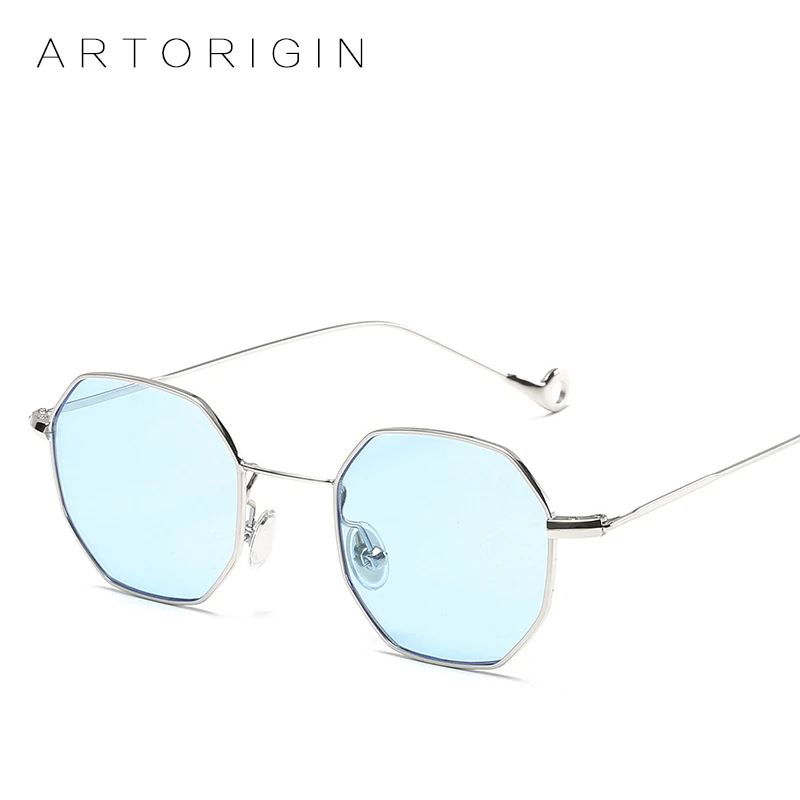 Солнцезащитные очки унисекс квадратные и шестиугольные тонированные для мужчин