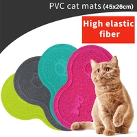 4color pet dog puppy cat feeding mat pad cute pvc bed dish bowl food water feed placemat wipe clean pet supplies durable