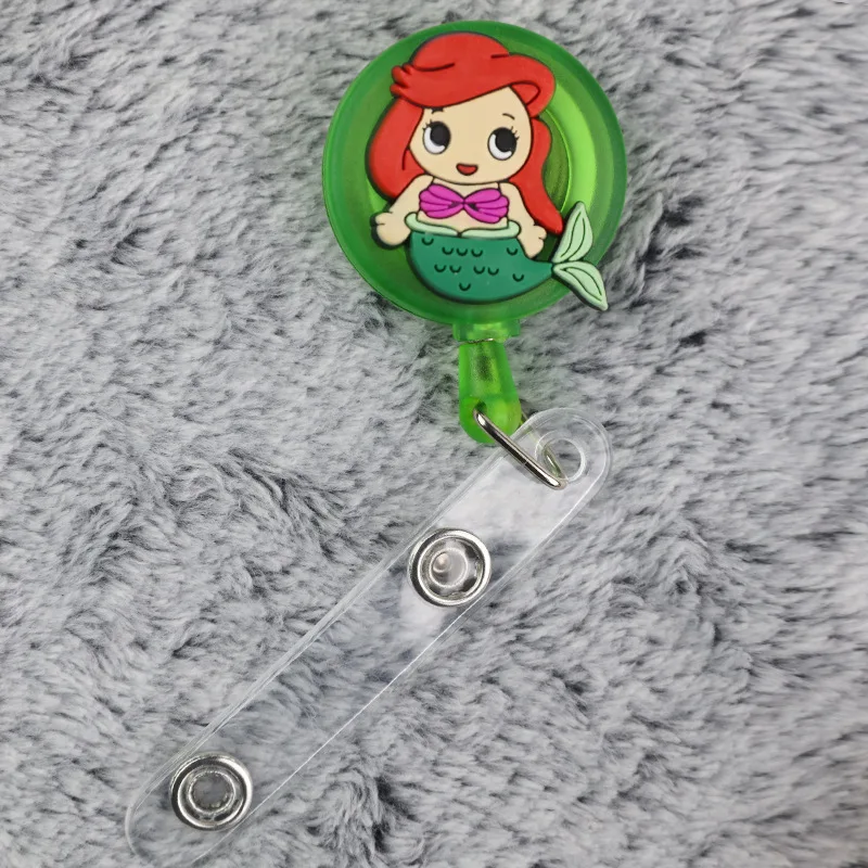 12 шт./компл. дизайн персонажа катушка для значка раскладной держатель бейджа