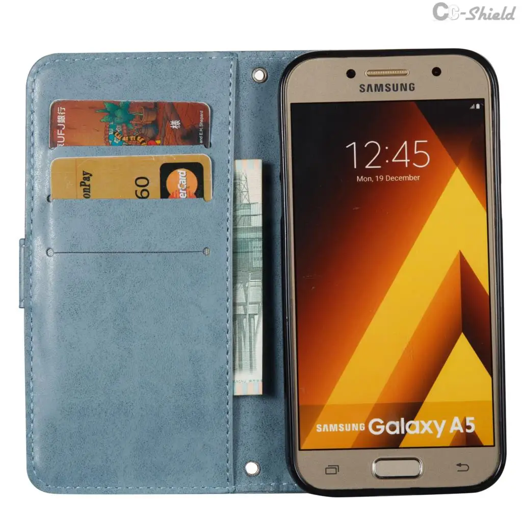 Флип SM A520F/DS чехол A520F для Samsung A57 Galaxy A5 A 5 2017 A520 телефона кожаный сумка|Чехлы-книжки|