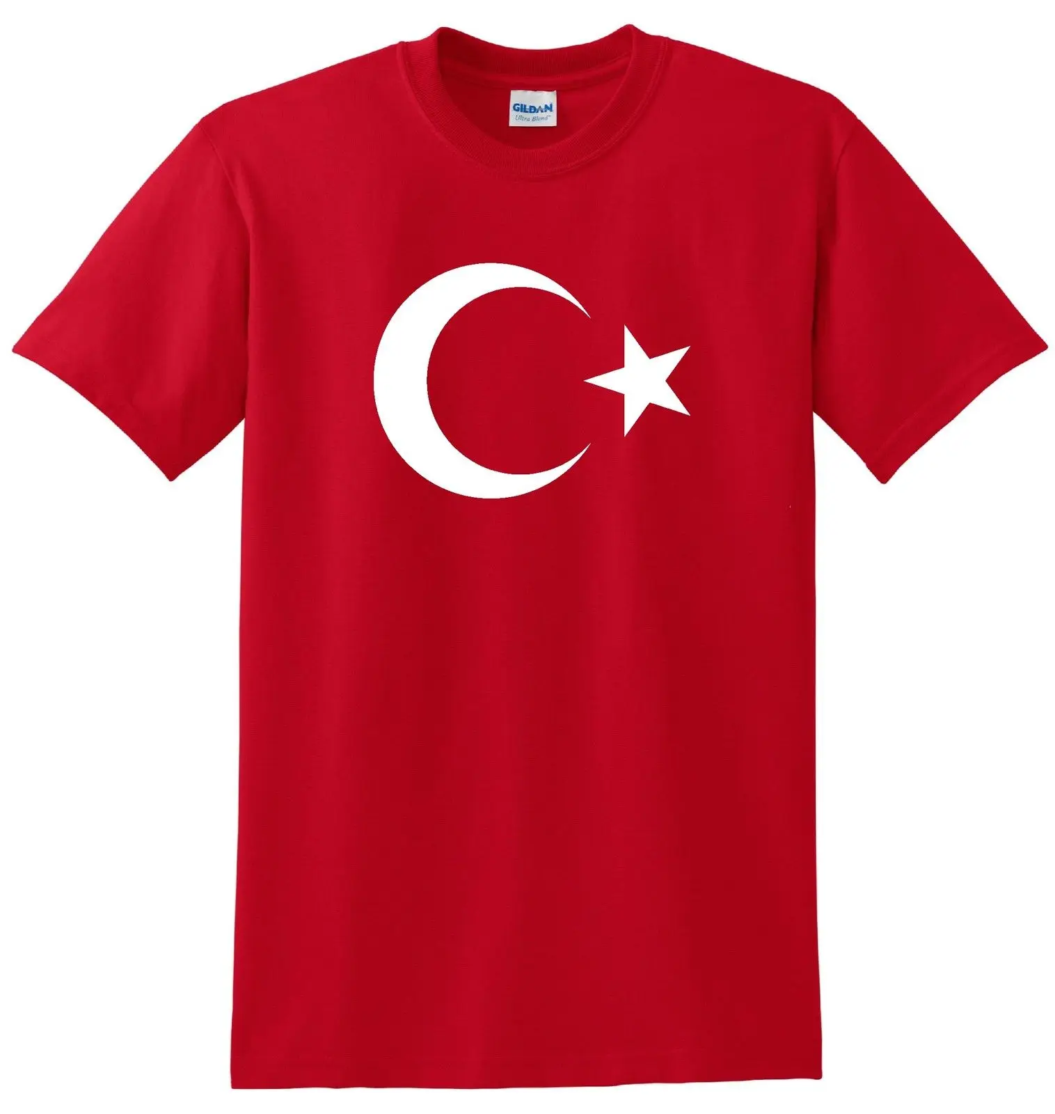 

TURKEY TURKIYE TURKISH ISLAMIC MUSLIM FLAG CREST T-SHIRT ALL COLOURS SIZES