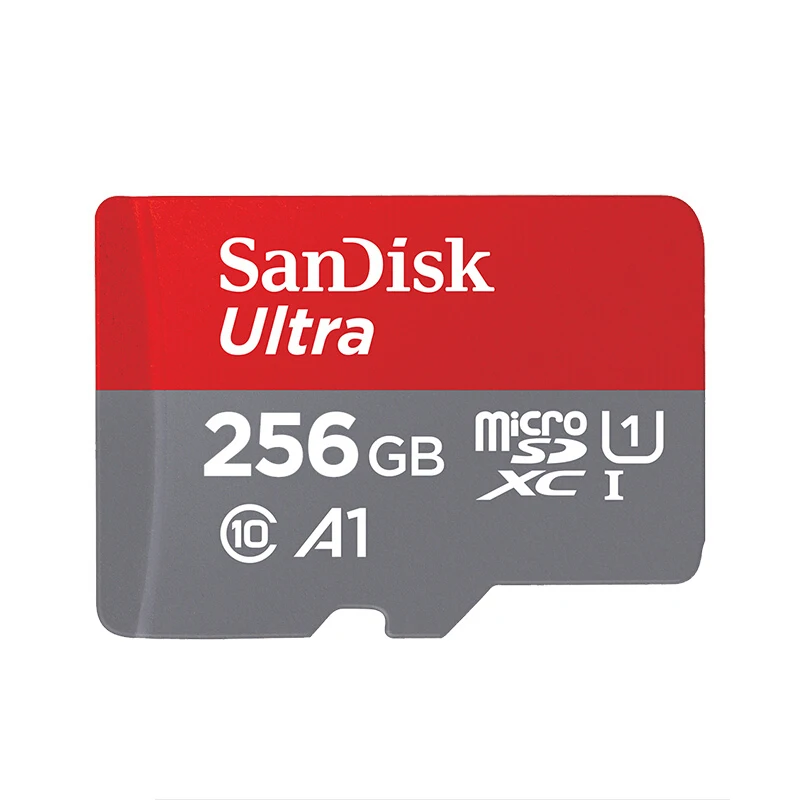 Карта памяти SanDisk TF16GB 32GB 64GB 128GB 200GB 256GB MicroSD для мобильного телефона C10 A1 экстремально высокая скорость чтения мобильных устройств - Емкость: 256 ГБ