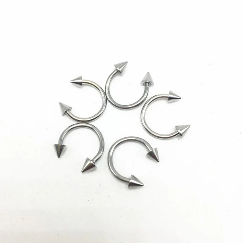 H:HYDE 1pcs 2018 new fashion lip stainless steel body and fake earrings punk Gothic nose stud septum piercing jewelry DY | Украшения и