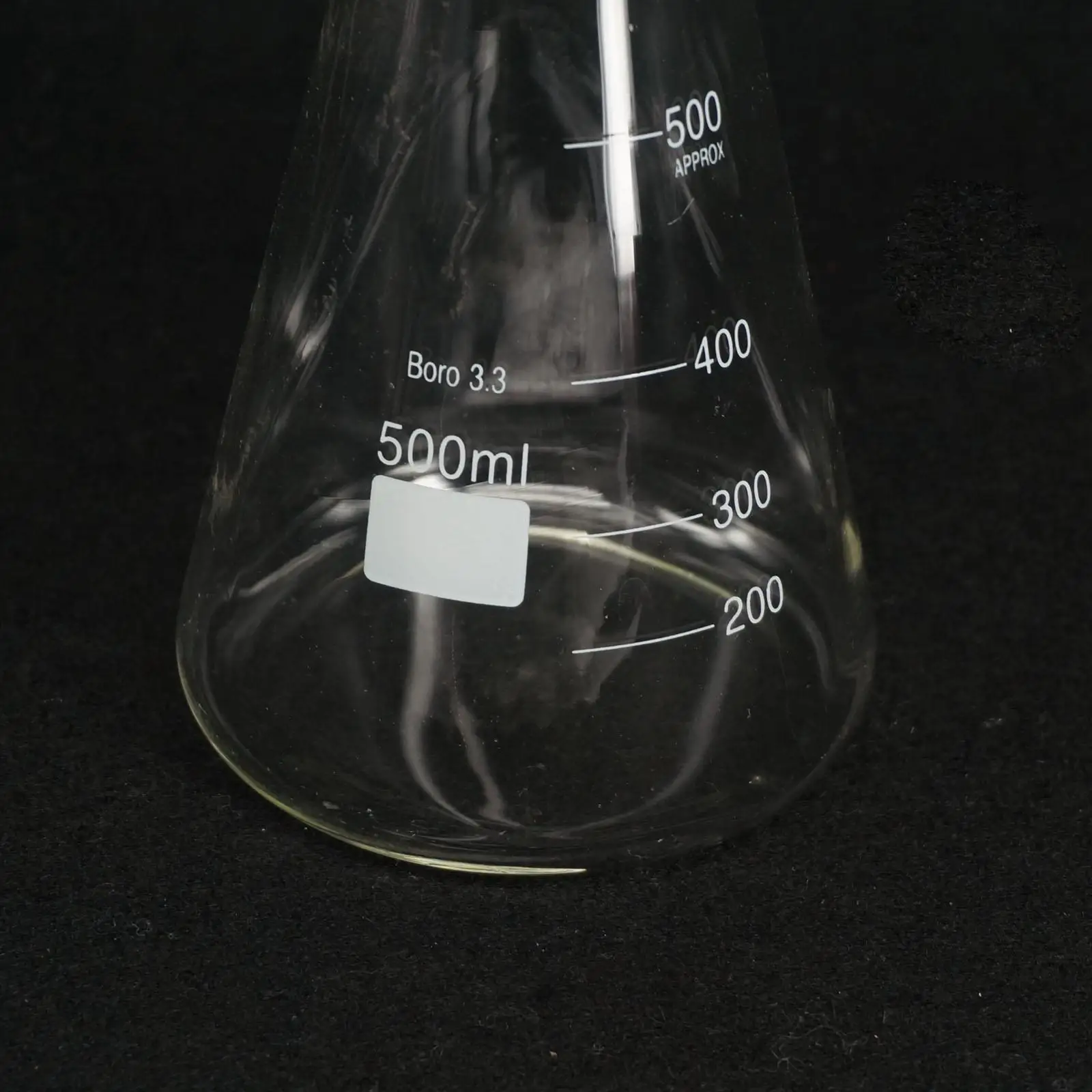 500 мл Quickfit 24/29 лабораторная коническая фляга Erlenmeyer Boro Glass градуированная|conical