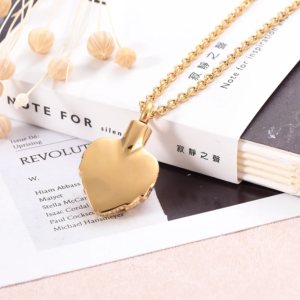 Golen подвеска с ангельским крылом камень-талисман ожерельлье урной на память