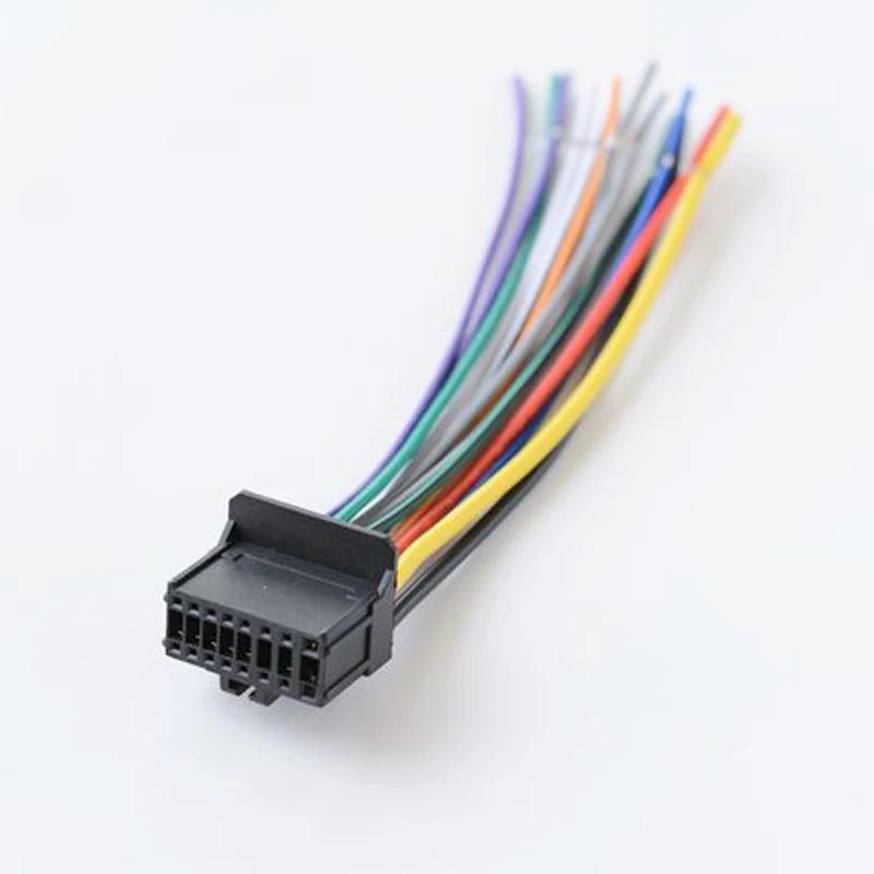 Biurlink автомобильный заводской стерео ЖГУТ провода 16Pin порт к Мини ISO 8Pin разъем проводки кабель для Pioneer 2003-UP