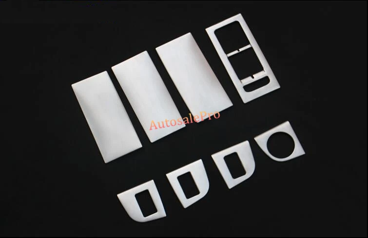 Автомобильный Стайлинг ABS подлокотник двери окна переключатель Крышка отделка 8