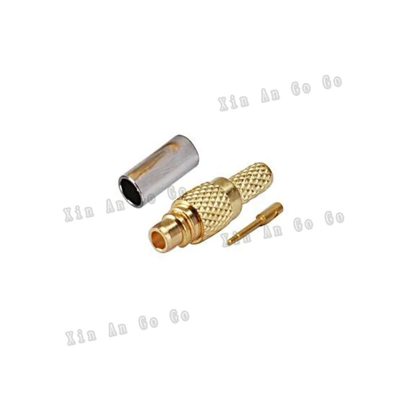 

MMCX male crimp RF connector MMCX male crimp Plug for RG316 RG174 LMR100 coaxial cable fast ship