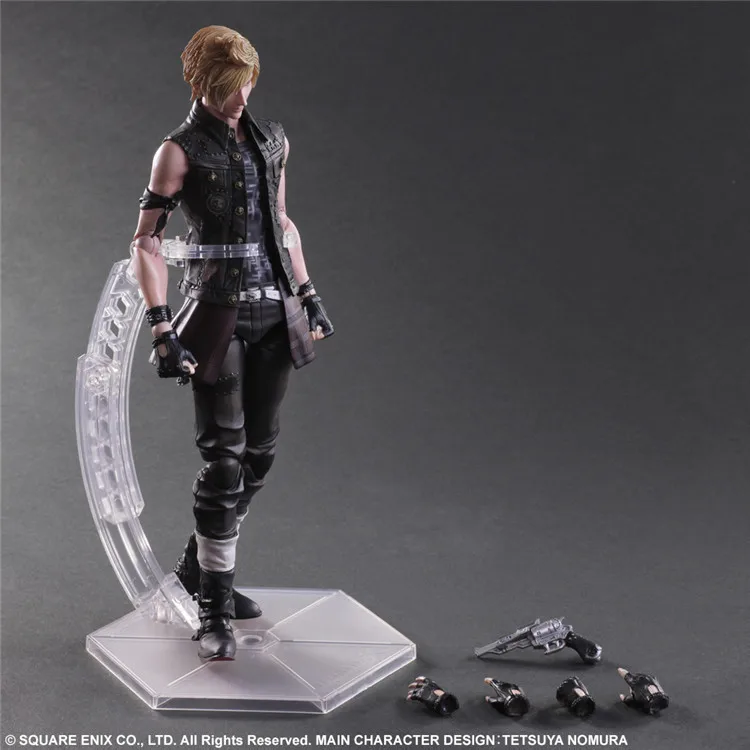 Экшн-фигурки Final Fantasy Prompto Play Arts Kai ПВХ игрушка 25 см аниме модель для фильма XV Playarts |
