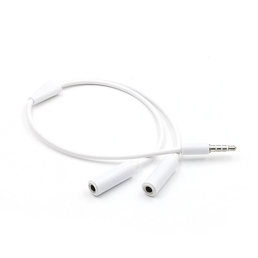 Для Samsung PC гарнитура адаптер двойной Джек сплиттер смартфон стерео наушники папа