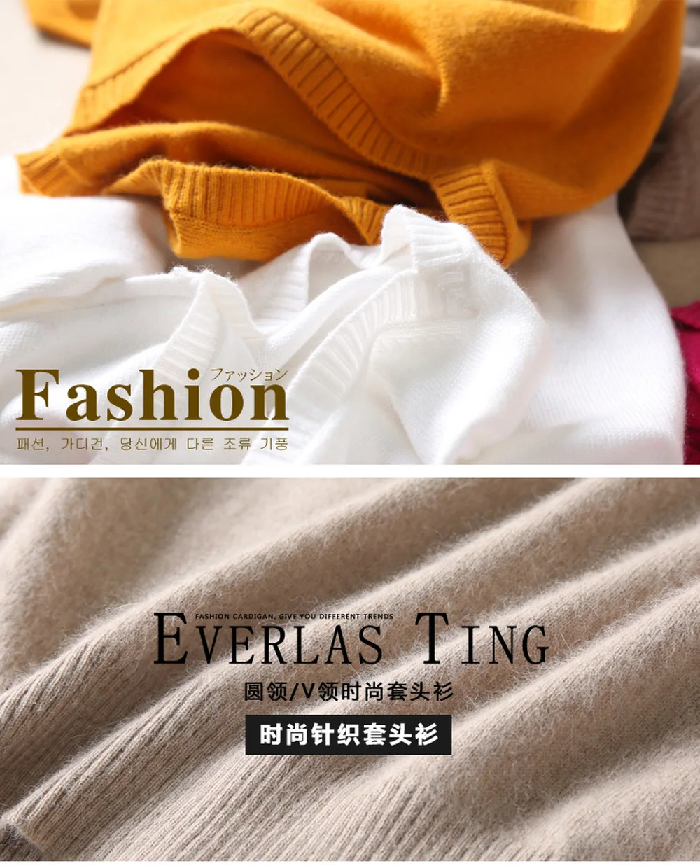 

2019 Womens Casual Sweater Knitting Pattern Pullovers