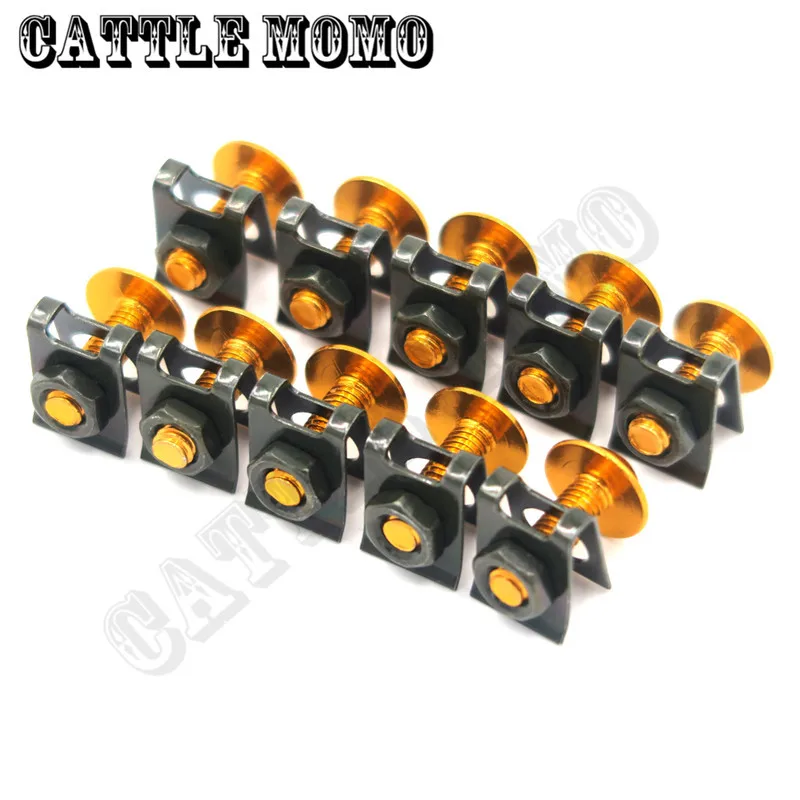 10 шт./лот корпус обтекателя Болты крепежные зажимы набор винтов для мотоцикла