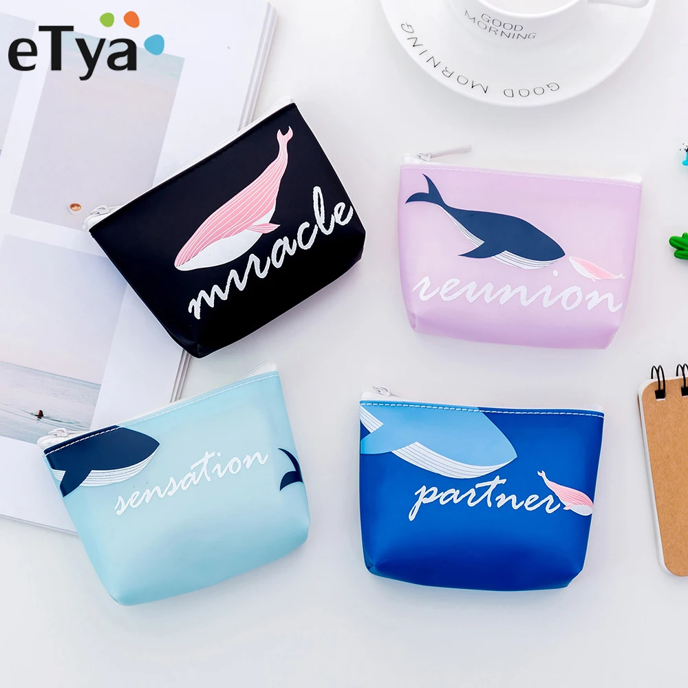 ETya, мультяшный женский кошелек для монет, гарнитура, сумка, кошелек, кошелек, сумочка для денег, сумка для детей, подарок для девочек, держатель для карт, милые сумки
