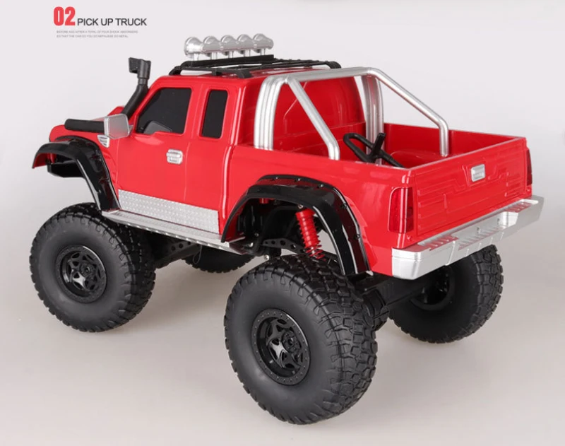 Новейший электрический пикап Модель 2,4 г 1:8 масштаб Большой 4WD 4 колеса независимая подвеска RC электрический самый быстрый RC грузовик