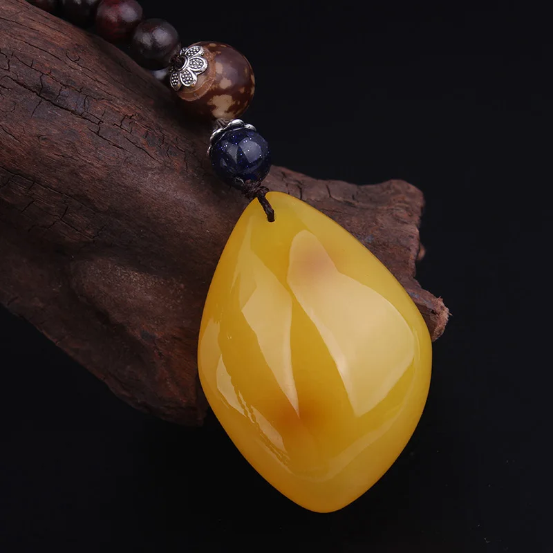 Пемза водонепроницаемые восковые ювелирные изделия в непальском стиле ручной