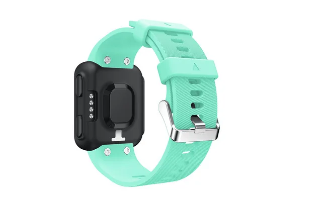 Mint green Спортивные часы ремешок на запястье для Garmin Forerunner 35 30 умный ремешок для часов браслет красочный сменный силиконовый ремень браслет - Цвет: Mint green