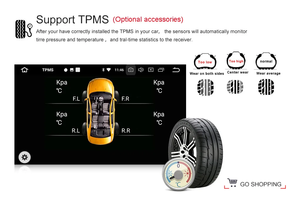 Mekede android8.0 автомобильный мультимедийный плеер для Fiat 500 2007- Восьмиядерный 32 ГБ rom с Wi-Fi bluetooth радио