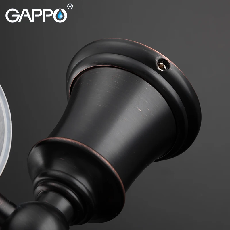 Настенный держатель для туалетной щетки GAPPO черный керамической чашки