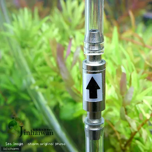 Check valve 2 шт. CO2 обратный клапан из нержавеющей стали мини нано CO2 аксессуар для распылителя fix водяное растение для аквариума - Цвет: Check valve