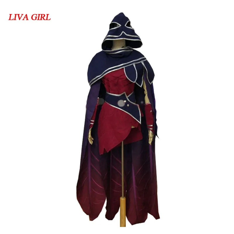 Герои игры LOL Xayah The Rebel Косплей комикс кон вечеринка Хэллоуин Рождество Костюм